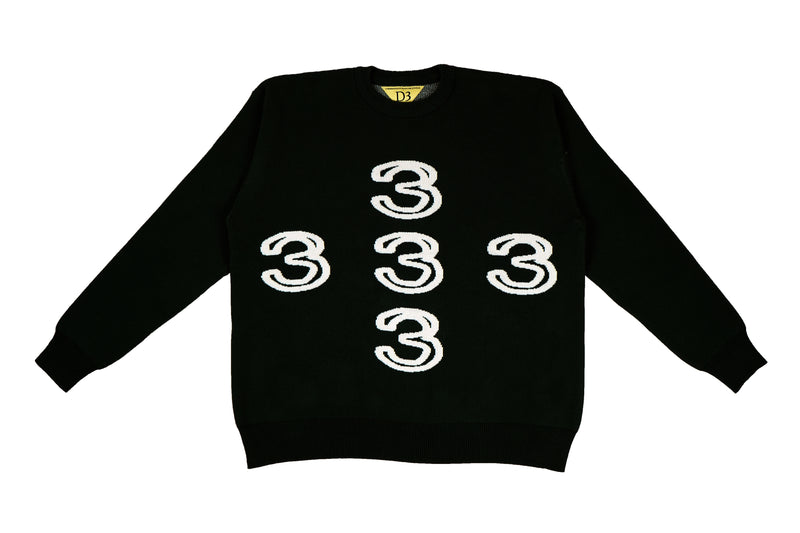 D3 | 333 Travel Mission Knit Sweater (Shadow)